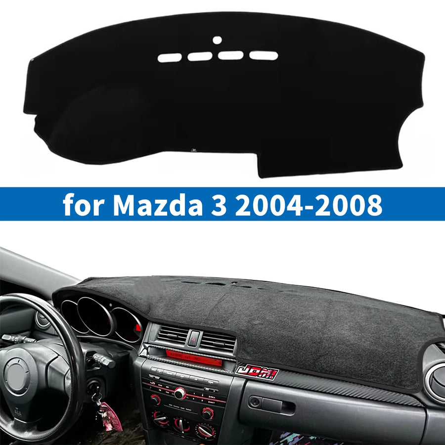 Dashboard Sunshade Carpet Mat for Mazda 3 BK 2004–2008 Dashboard Mat CATUSIKI