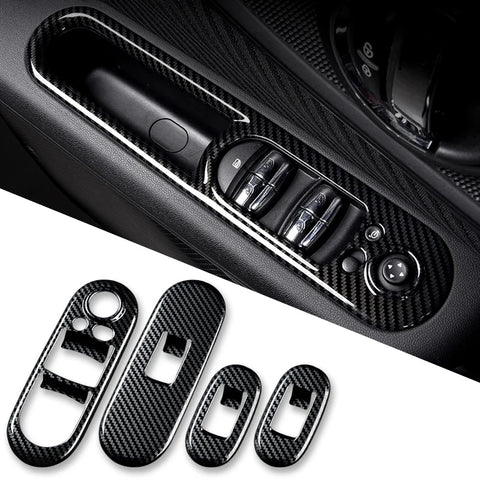 Chrome Window Switch Trim for Mini Cooper F56 Car Interior Accessory GMUNI