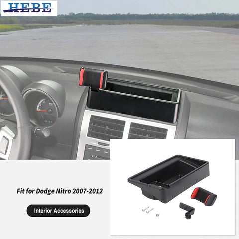 Center Console Phone Holder for Dodge Nitro 2007-2012 Car Interior Accessory HEBE