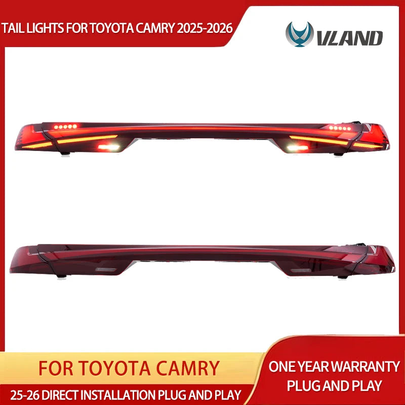 Sequential Tail Lights for Toyota Camry 2025-2026 Car Interior Accessory Vland