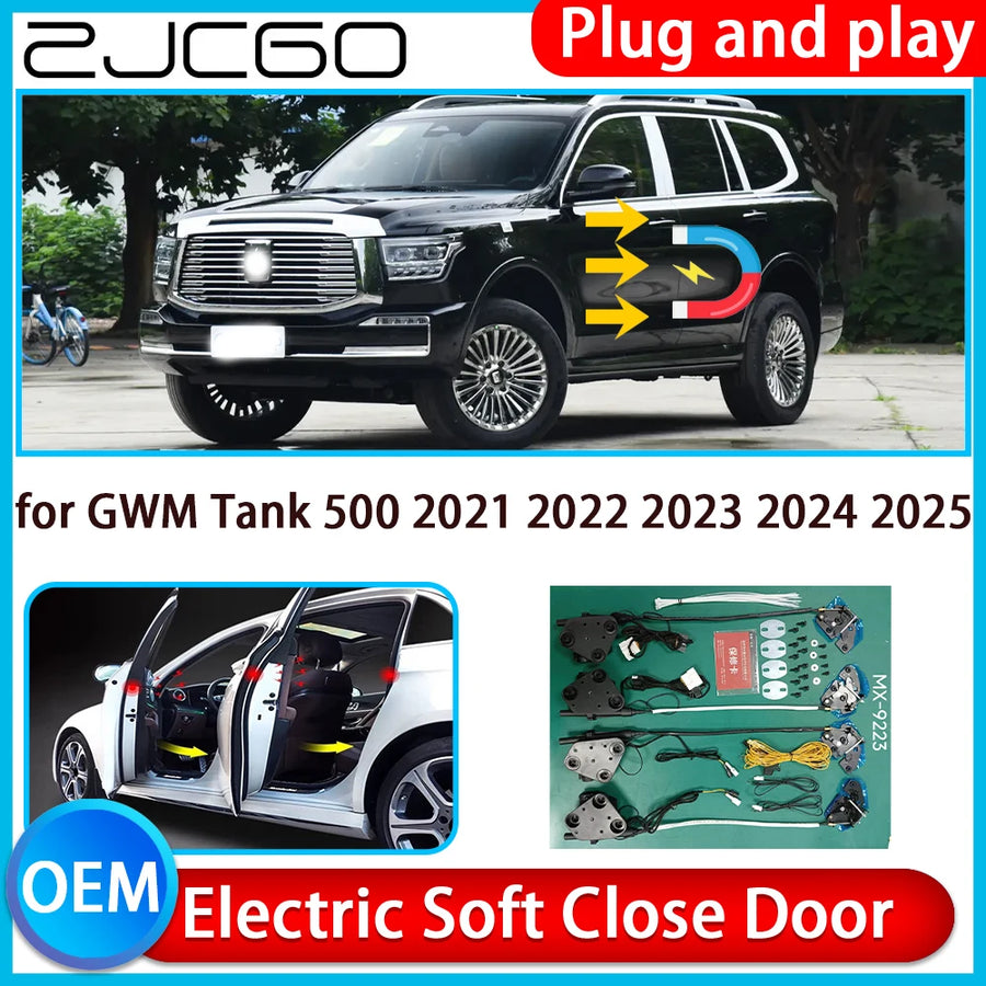 Electric Soft Close Door Kit for GWM Tank 500 2021–2025 Car Interior Accessory ZJCGO Default Title