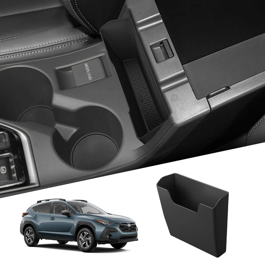 Smabee for Subaru Crosstrek/Impreza 2025+ Center Console Organizer Box ABS Car Tray Organizer Accessories Tidying Black Car I