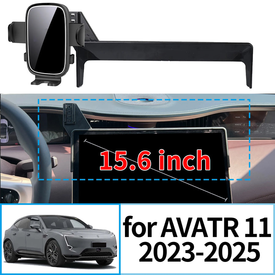 Wireless Charging Phone Mount for Avatr 11 2023–2025 Car Phone Holder CATUSIKI