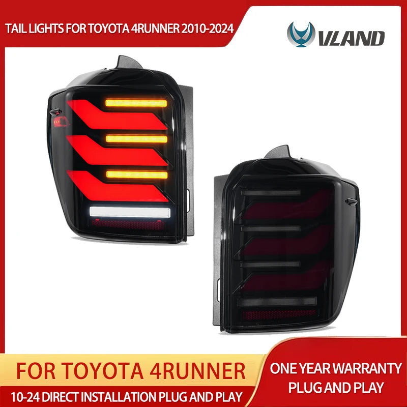 LED Tail Lights Sequential Signal Toyota 4Runner 10-24 Car Interior Accessory Vland