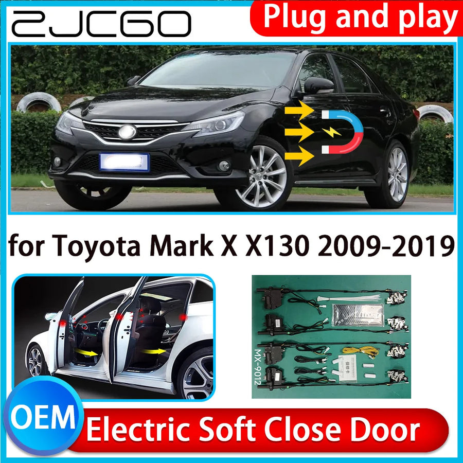 Electric Soft Close Door Kit for Toyota Mark X 2009–2019 Car Interior Accessory ZJCGO Default Title