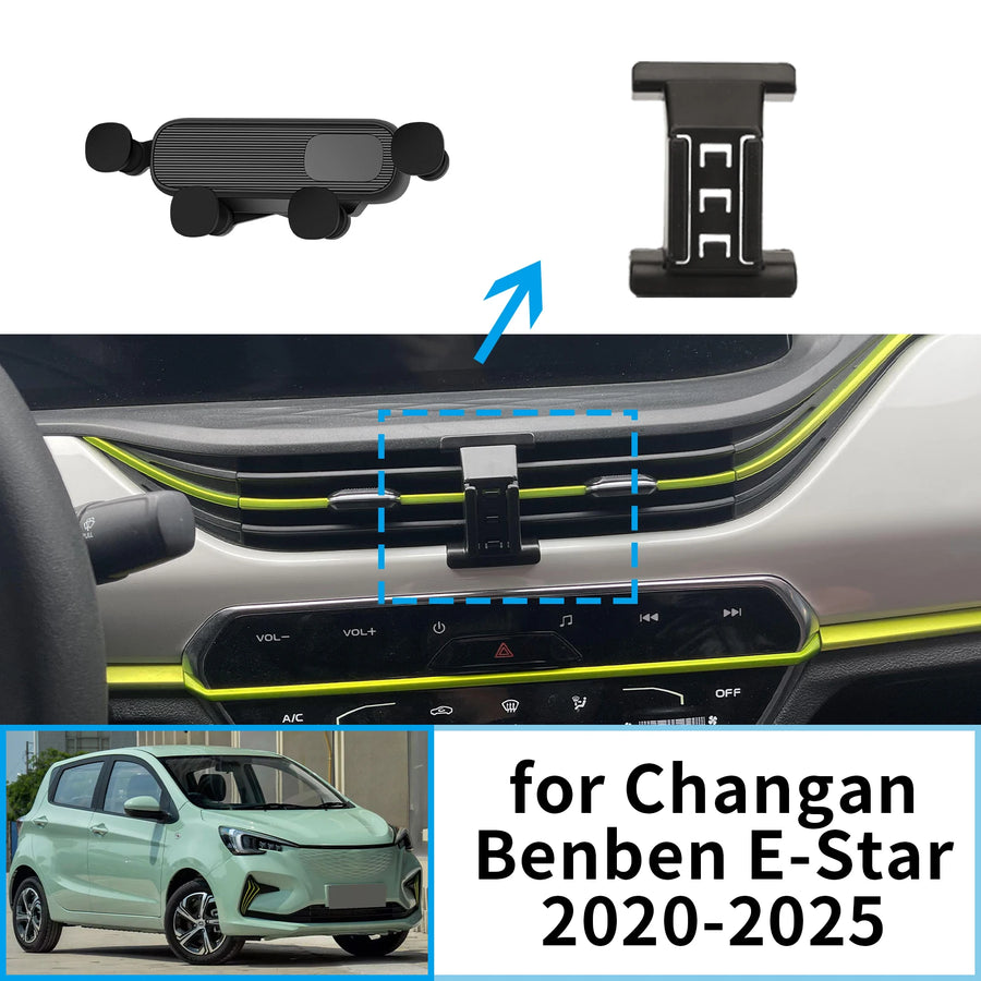 Fast Charging Screen Clip Phone Mount for Changan Benben 2020-2025 Car Phone Holder OEM
