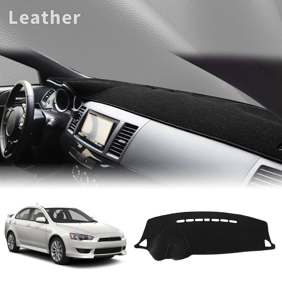 Anti-Glare Dashboard Cover Mat for Mitsubishi Lancer 2008–2016 Dashboard Mat CATUSIKI