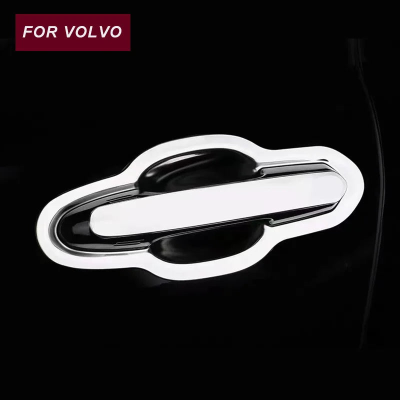 Stainless Door Bowl Covers for Volvo S90 XC60 XC90 Car Interior Accessory LINGLUYANG