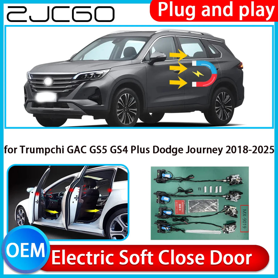 Electric Soft Close Door Latch System for GAC GS5 GS4 2018-2025 Car Interior Accessory ZJCGO Default Title