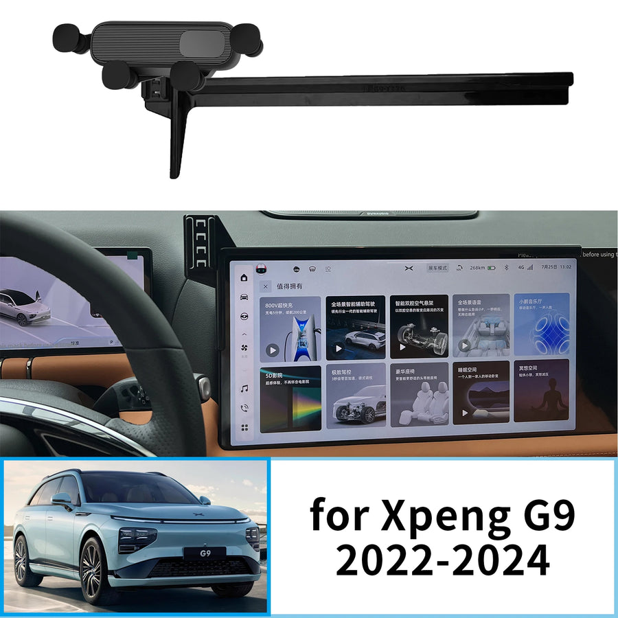 Wireless Charging Magnetic Phone Holder for Xpeng G9 2022-2024 Car Phone Holder OEM