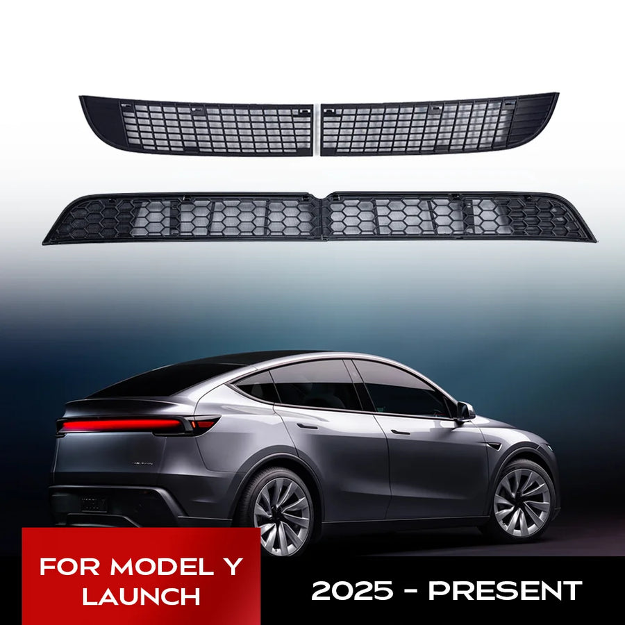 For Tesla Model Y 2025 Launch Juniper Inner Vent Grille Lower Bumper Anti Insect Net Air Inlet Anti Dust Proof Cover Grille N