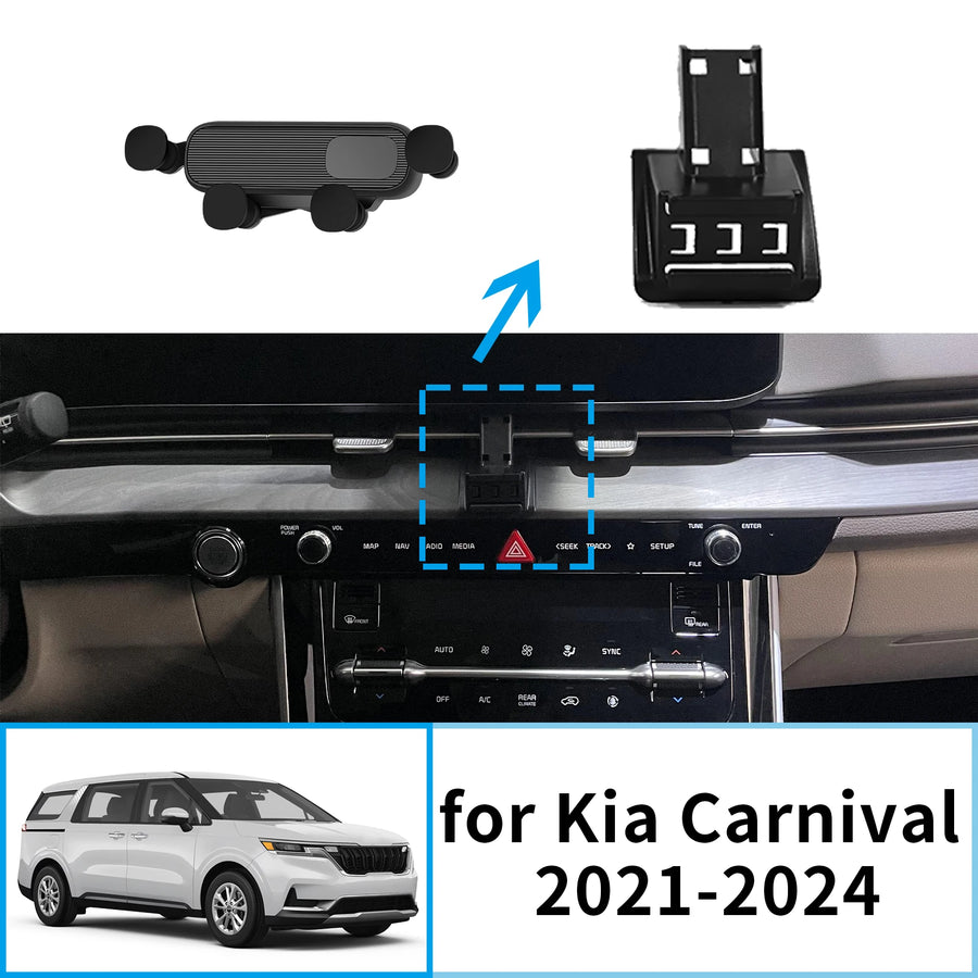 Adjustable Navigation GPS Phone Holder for Kia Carnival 2021–2024 Car Phone Holder CATUSIKI