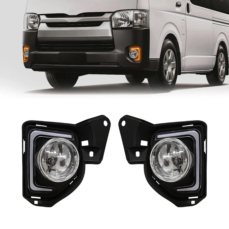 Fog Lamp DRL Assembly for Toyota Hiace 2014-2016 Car Interior Accessory MAGIC COLORM