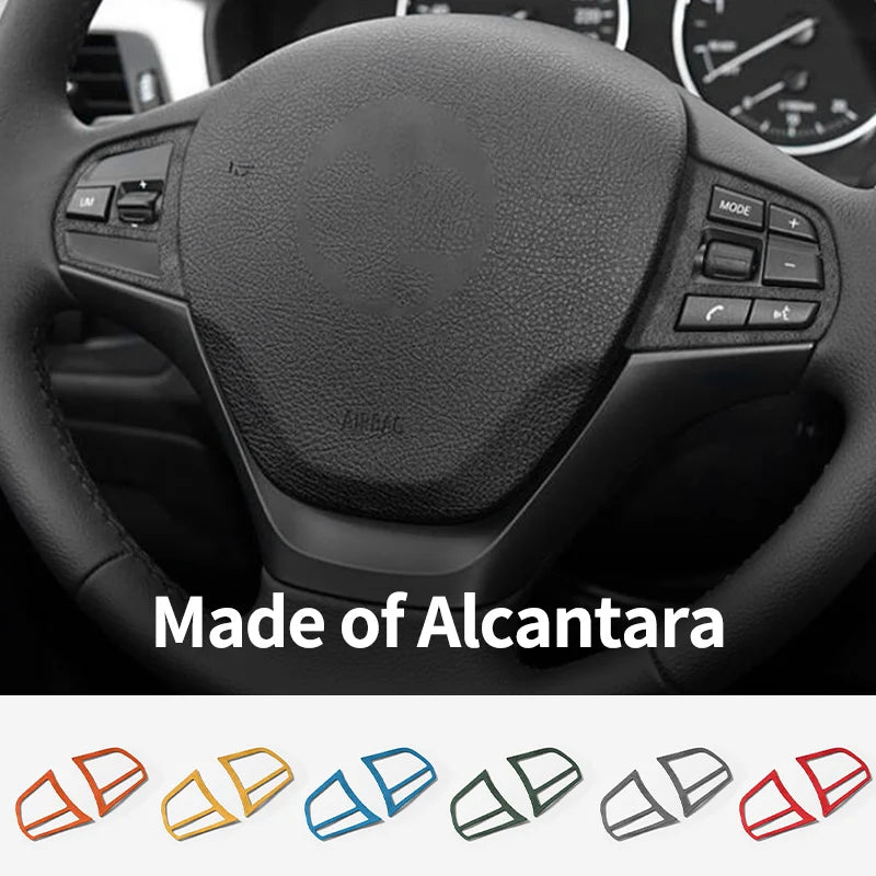 Steering Wheel Trim Frame Sticker for BMW F20 F21 F30 F34 Car Interior Accessory OEM