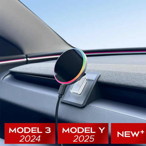 Car Cell Phone Holder Wooden Gravity Mount Bracket For Tesla New Model Y LAUNCH Juniper 2026 2025 Model 3 Highland 2024 Car C