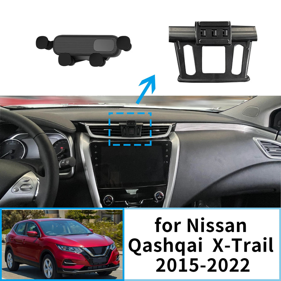 Wireless Fast Charging Phone Holder for Nissan Qashqai J11 Car Phone Holder CATUSIKI