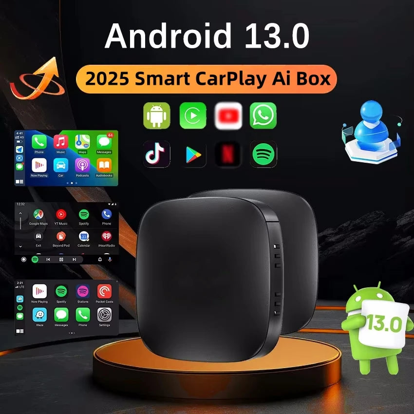 Wireless Android 13 Streaming Box for Vehicles with CarPlay CarPlay Adapter OEM