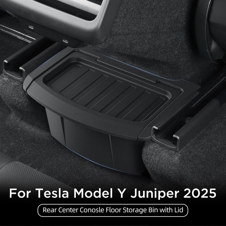 SMABEE for Tesla Model Y Launch 2025 2026 Juniper Car Armrest Rear Storage Box Tray Accessories Tidying Armrest Box Storage s