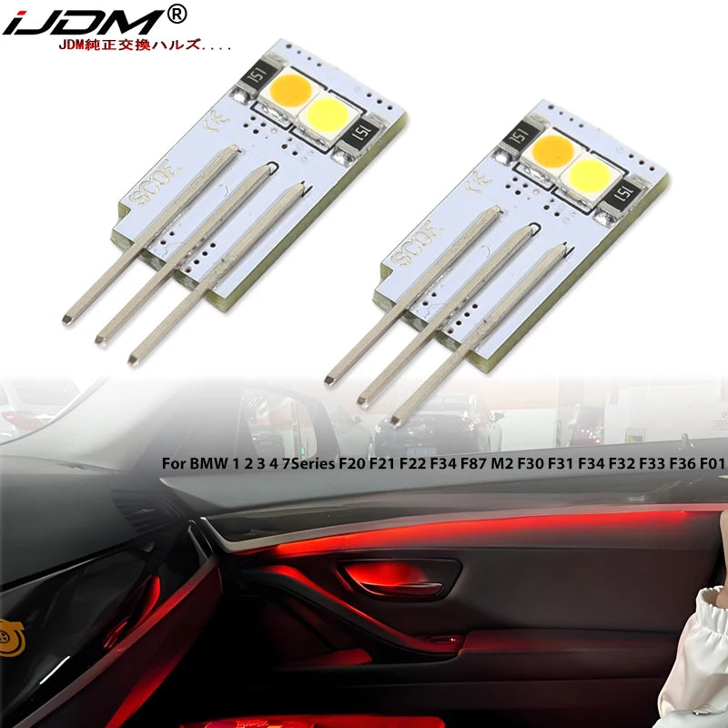 Upgraded B-Pillar Ambient LED Module for BMW 1-7 Series LED Ambient Light iJDM