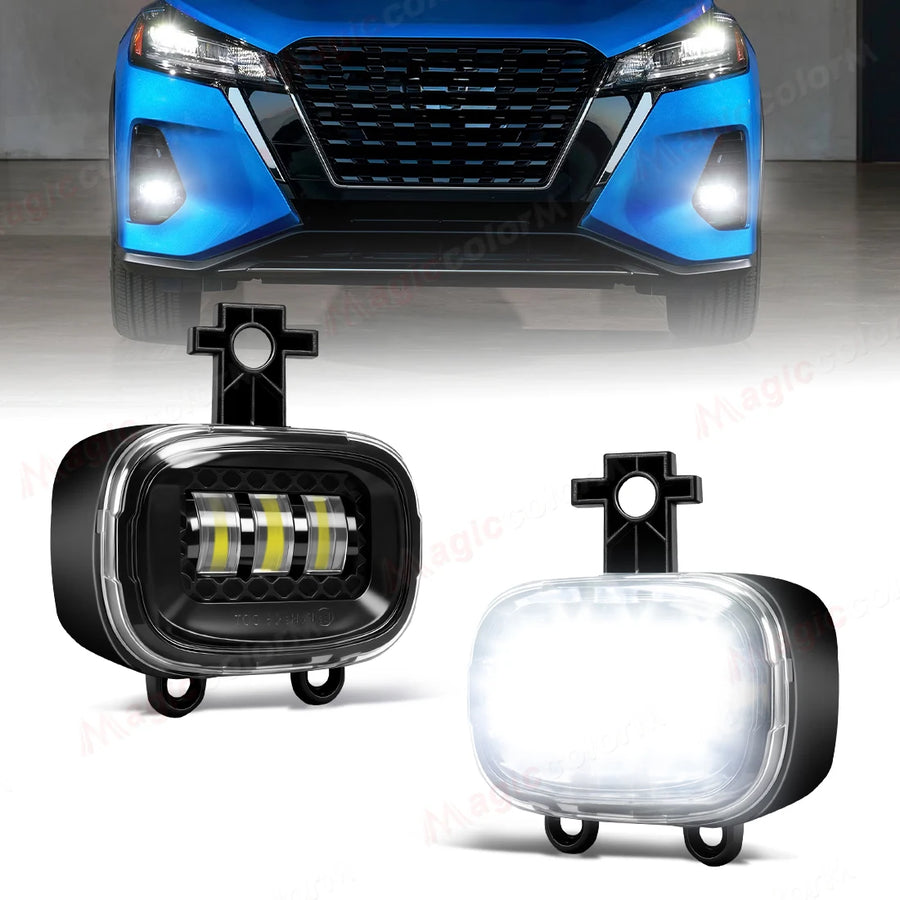 LED Fog Lamps DRL Assembly for Nissan NAVARA NP300 2020 Car Interior Accessory MAGIC COLORM