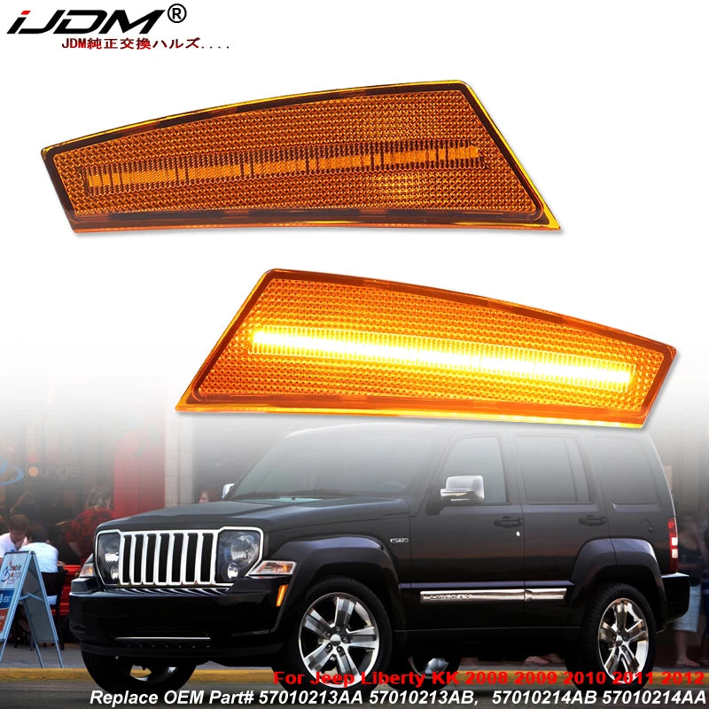 LED Ambient Light Side Marker Lamps for Jeep Liberty 2008‑2012 LED Ambient Light iJDM
