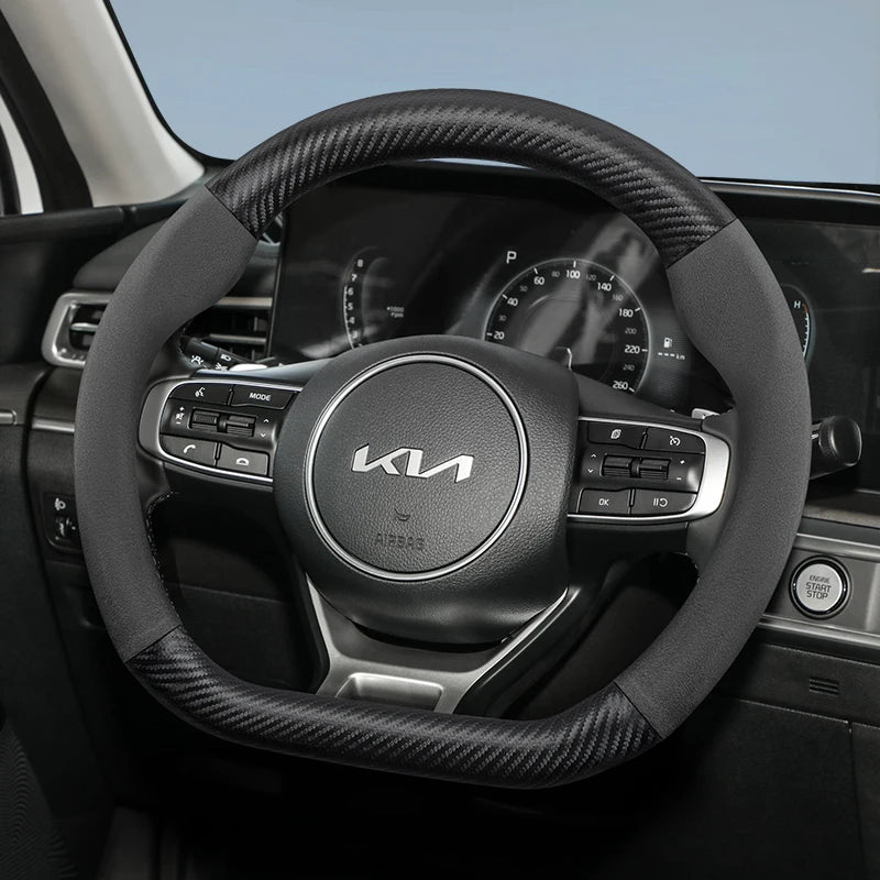 Breathable Carbon Fiber Cover for Kia Sportage 3 Car Interior Accessory Hocasen