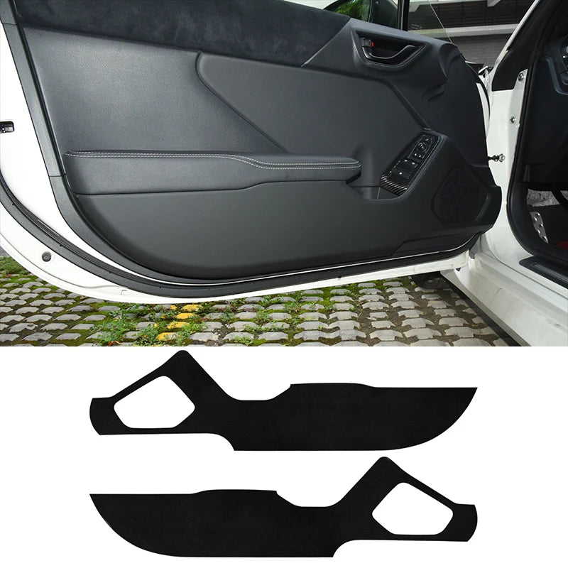 Suede Leather Door Anti-Kick Pad for GR86 Subaru BRZ Car Interior Accessory GMUNI