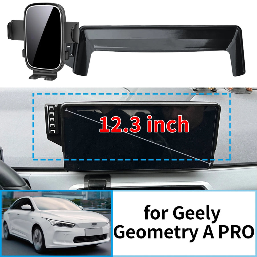 Wireless Charging Phone Mount for Geely Geometry A PRO Car Phone Holder CATUSIKI