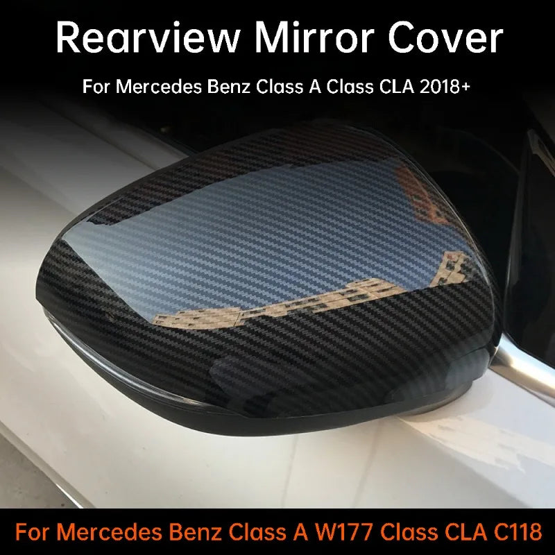 Mercedes Benz Class A W177 CLA Class C118 Rearview Mirror Cover Protective Shell Anti-Collision Accessory Car Interior Access