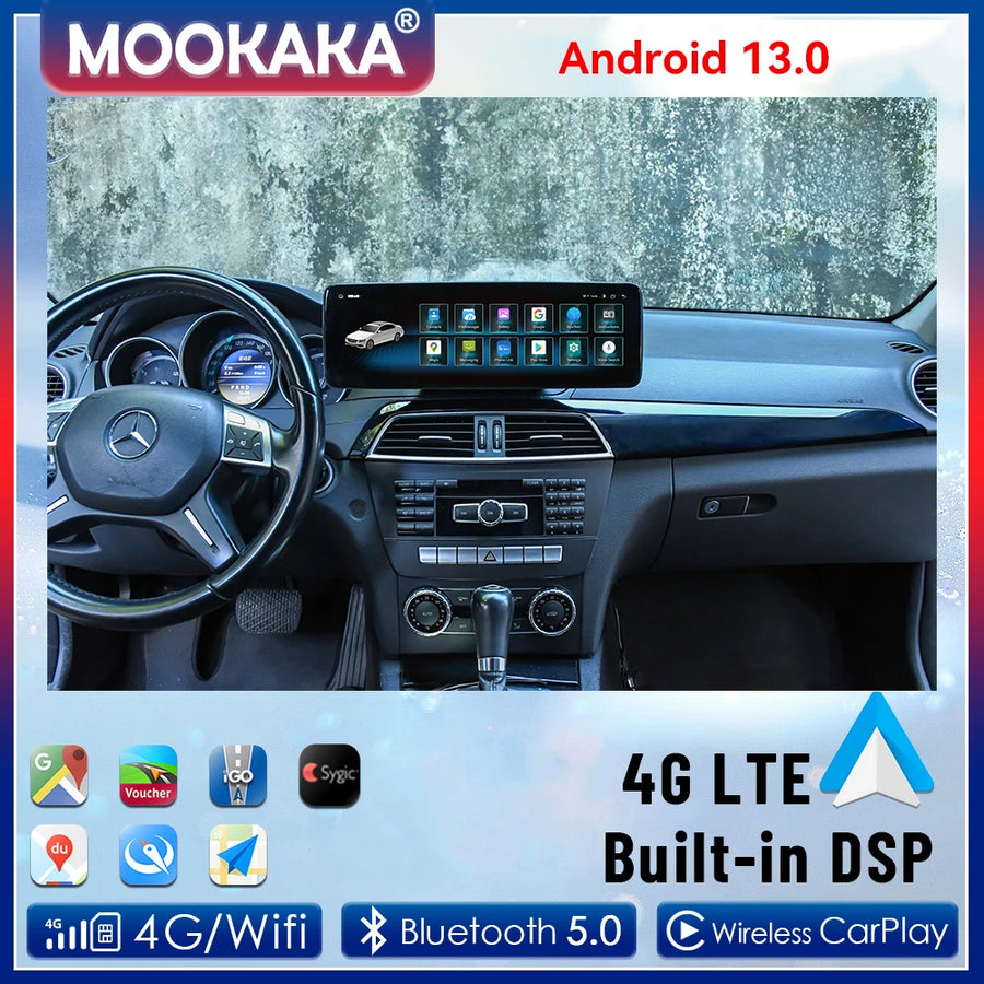 14.9-Inch Android 13 Touchscreen Display for Mercedes-Benz Android Head Unit Aotsr