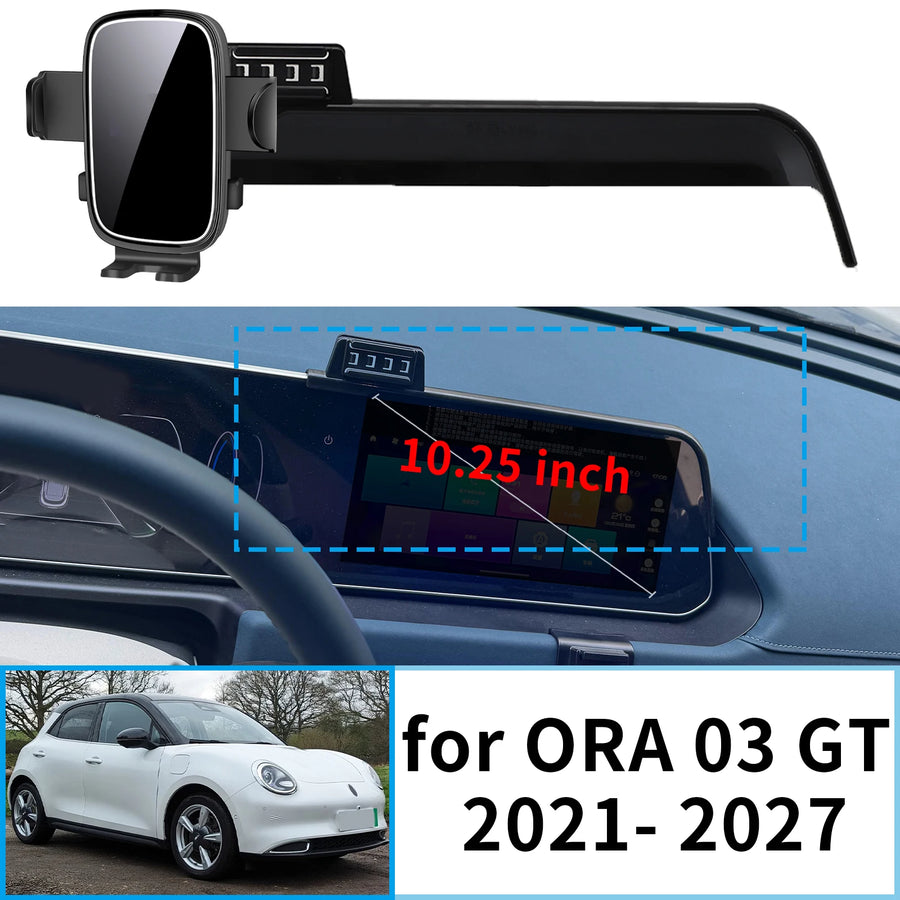 Wireless Charging Phone Mount for ORA 03 GT 2021–2025 Car Phone Holder CATUSIKI