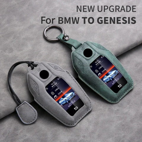Car Key Cover For Bmw X3 G01 G31 X5 G05 X4 G02 G30 G32 I8 X7 M5X F20 Leather Car Key Case Cover Car Key Case OEM