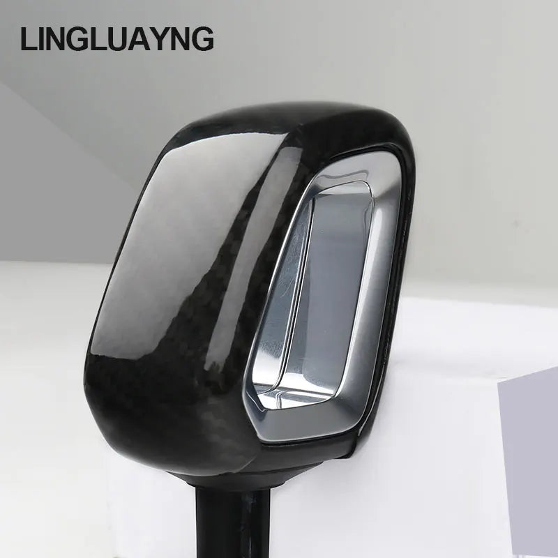 Carbon Fiber Gear Shift Cover for Volvo Models Car Interior Accessory LINGLUYANG