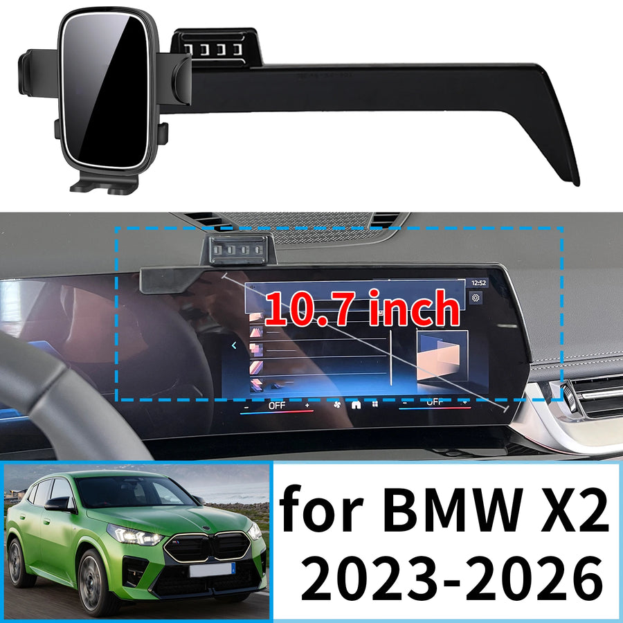 Smart Wireless Charging Phone Mount for BMW X2 2023–2026 Car Phone Holder CATUSIKI
