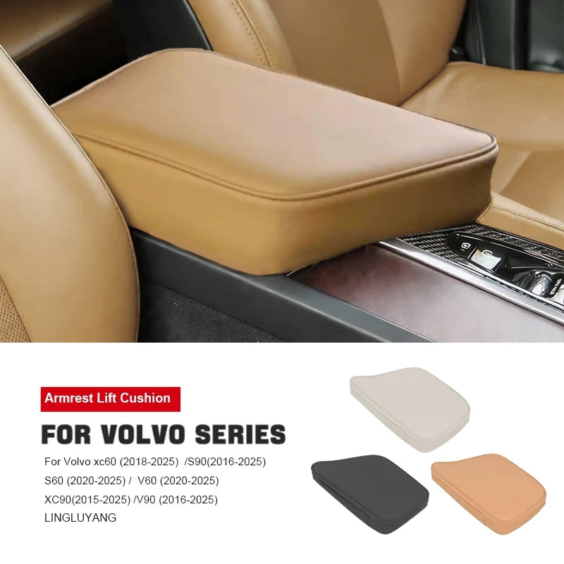 Armrest Lift Pad for Volvo XC60 S90 V90 2015+ Car Interior Accessory LINGLUYANG