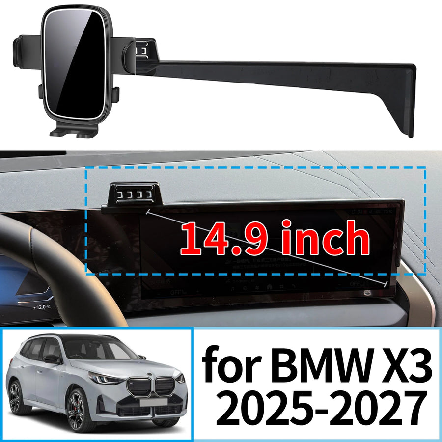 Magnetic Screen Phone Mount Holder for BMW X3 2025–2027 Car Phone Holder CATUSIKI