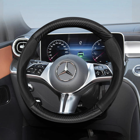 Carbon Fiber Wheel Cover for Mercedes W205 Car Interior Accessory Hocasen