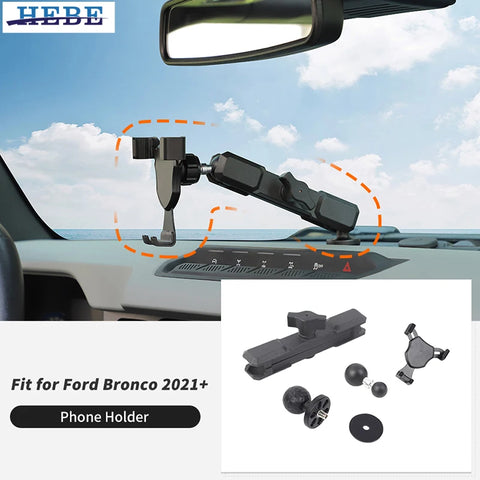Y-shaped Phone Rack Holder for Ford Bronco 2021 Car Interior Accessory HEBE