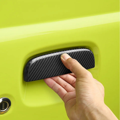 Stainless Steel Door Handle Covers for Jimny JB64 JB74 Car Interior Accessory OEM