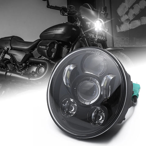 5.75 Inch LED Motorcycle Projector Headlight Led Hi/Lo Beam for Harley Sportster 1200 883 Touring Scrambler Headlamp Accessor