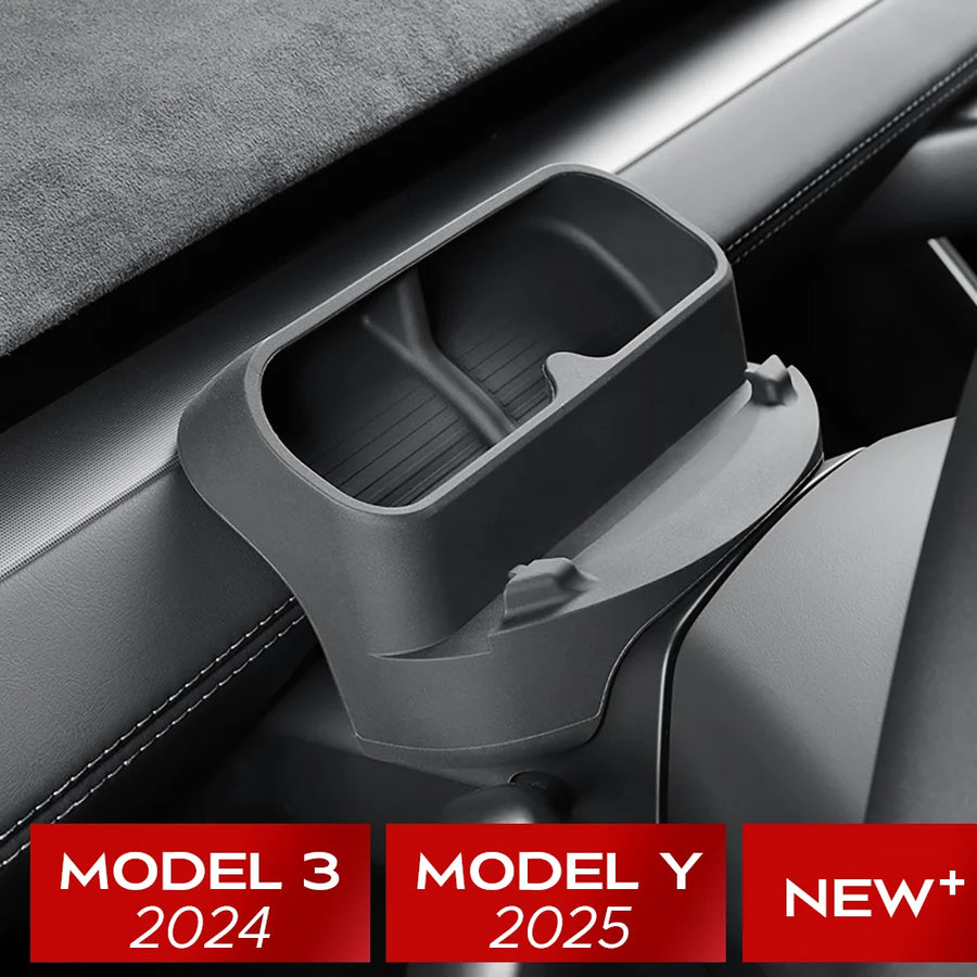 For New Tesla Model Y Launch Juniper 2025 Model 3+ Highland 2024 Steering Wheel Silicone SunGlasses Case Mobile Phone Holder