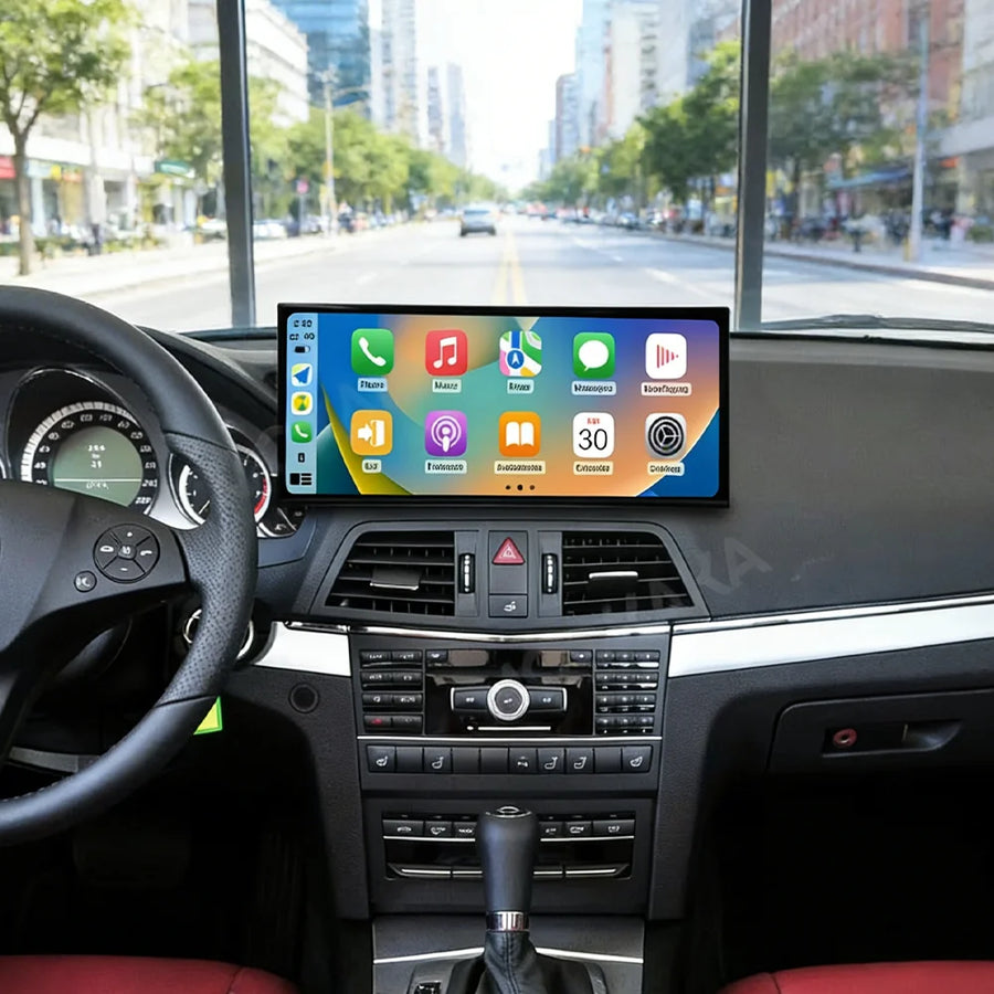 15.8" Android 14 Multimedia System for Mercedes Benz E W212 Android Head Unit Aotsr 4GB 64GB Carplay Eight Core
