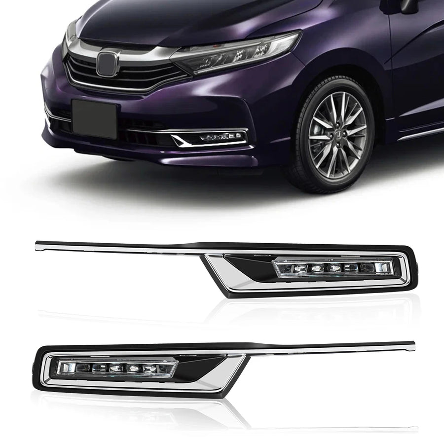 LED White Daytime Running Lights for Honda Fit 2019-2024 LED Ambient Light MAGIC COLORM