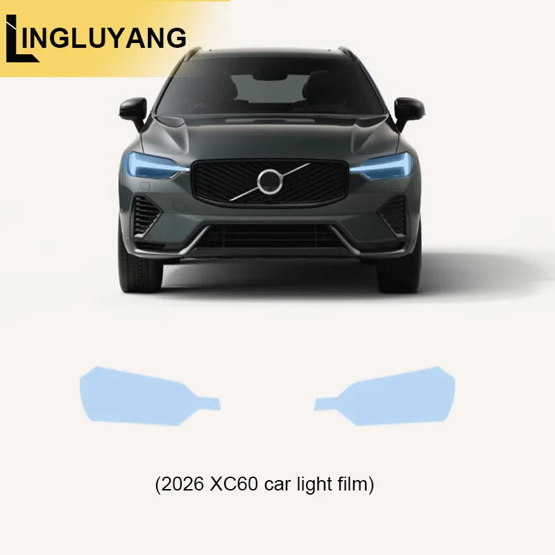 Headlight Protective Film TPU Sticker for Volvo XC60 Car Interior Accessory LINGLUYANG