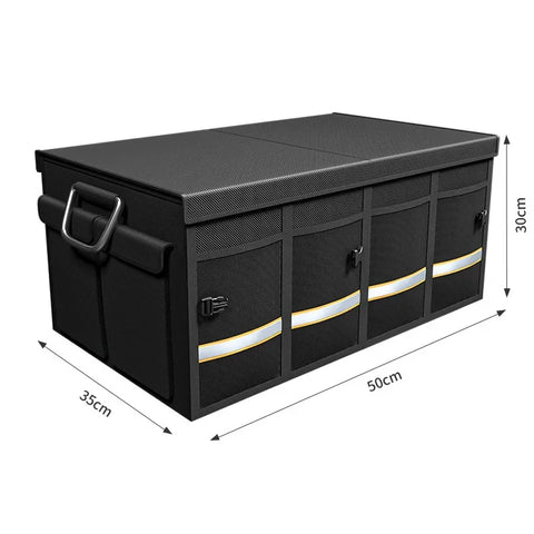 Car Trunk Storage Box Portable Multipurpose Folding Storage Box Outdoor Travel Storage Trunk Organizer for Truck SUV Trunk Bo