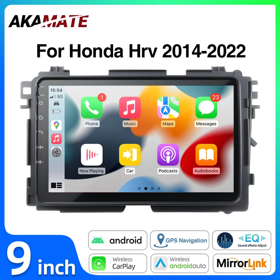 9 Inch Android Head Unit for Honda HR-V 2014-2022 Android Head Unit AKAMATE