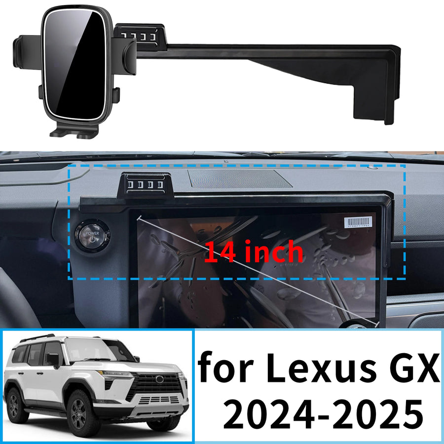 Wireless Charging Phone Holder for Lexus GX550 2024–2025 Car Phone Holder OEM