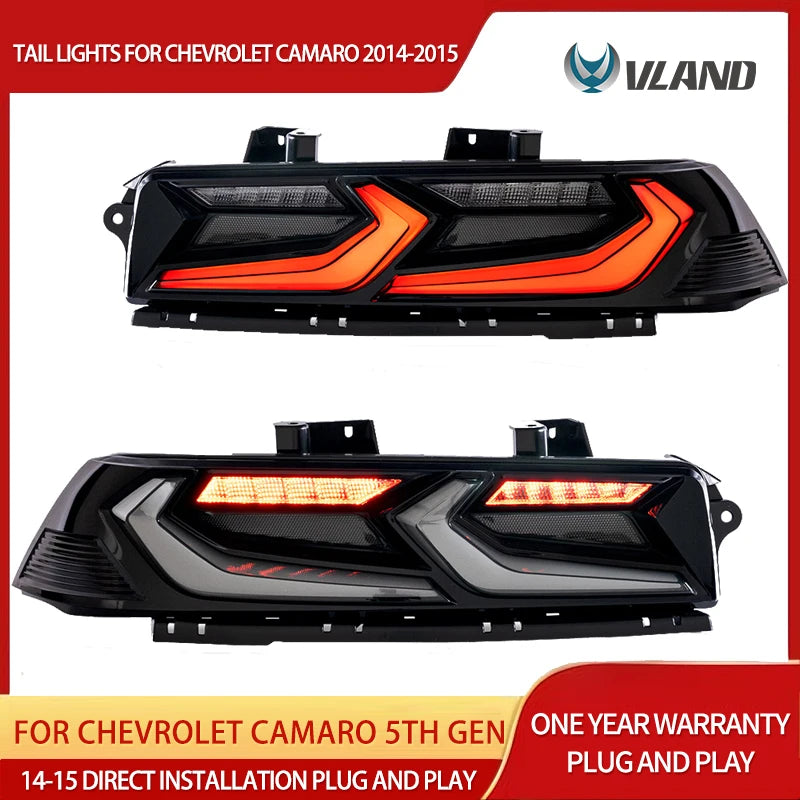 LED Tail Lights for Chevrolet Camaro 2014-2015 Tail Light Assembly Vland