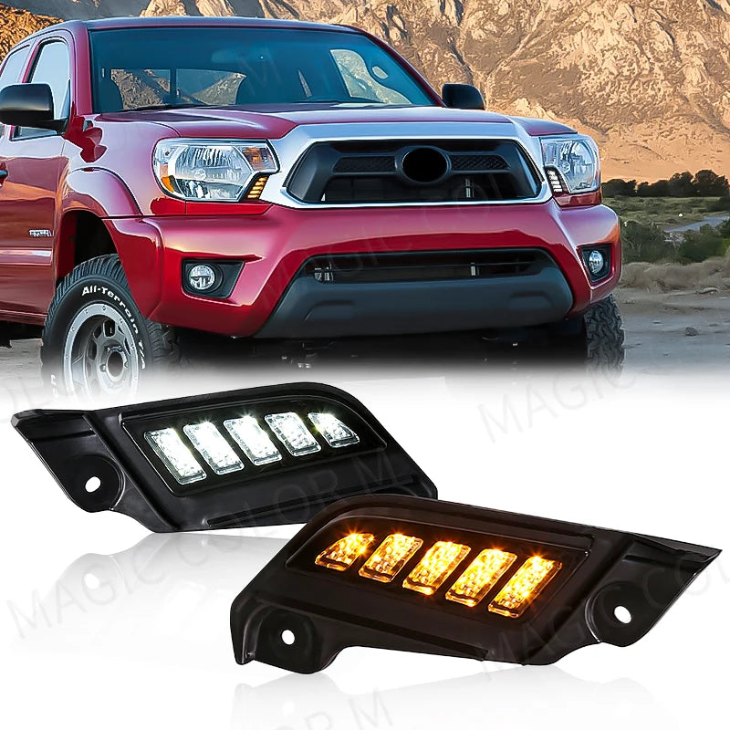 LED DRL White Signal for Toyota Tacoma 2012-2015 Car Interior Accessory MAGIC COLORM
