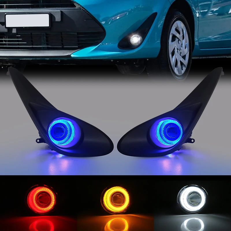 LED Fog Lamp DRL for Toyota Aqua Prius 2018-2019 Car Interior Accessory MAGIC COLORM